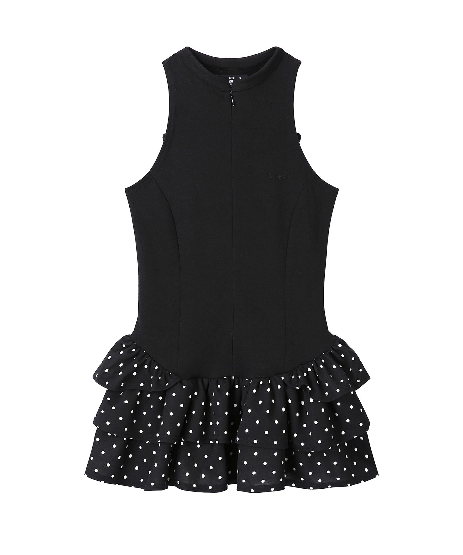 ワンピース CLUT STUDIO 25ss Angel Tiered One Piece MUSINSA | CLUT STUDIO Angel Tiered One Piece - Dot Black
