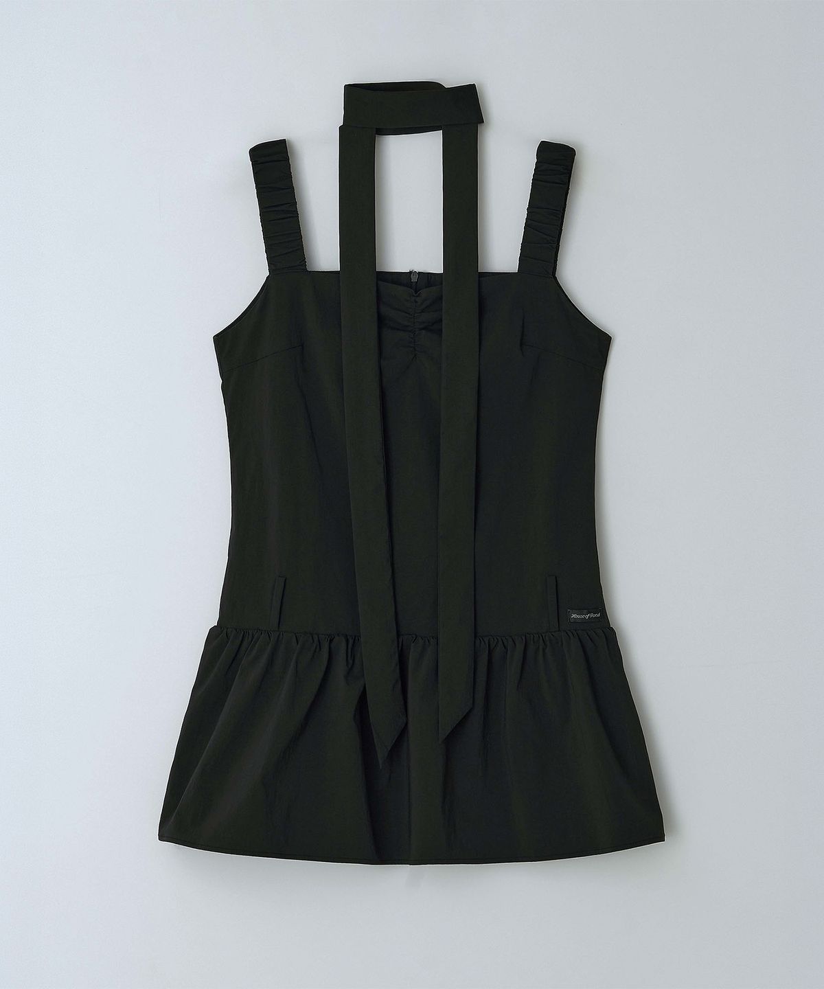 하우스 오브 폰드(HOUSE OF POND) Scrunch Shoulder Dress_Black