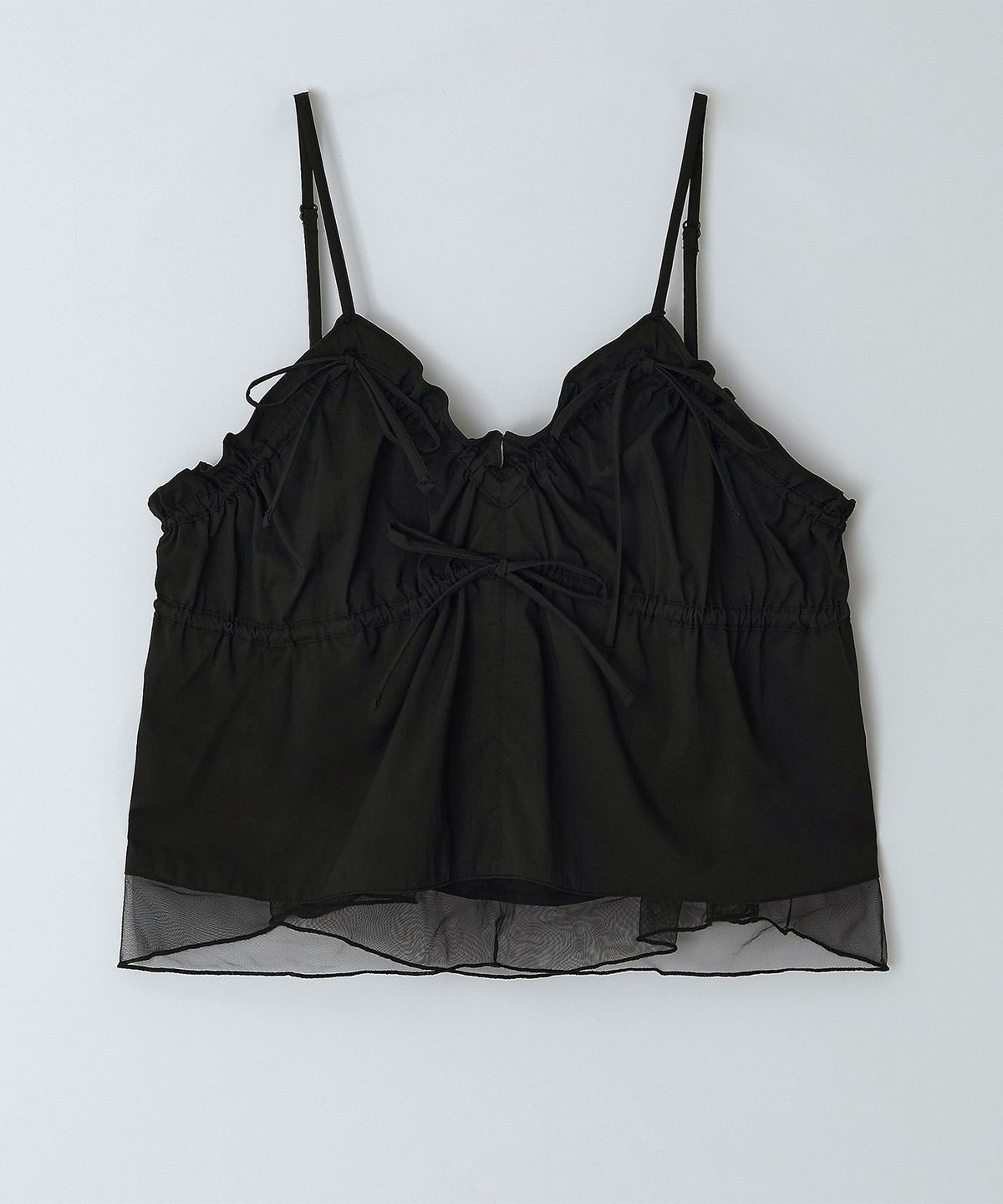 하우스 오브 폰드(HOUSE OF POND) Sheer Layering Bustier_Black