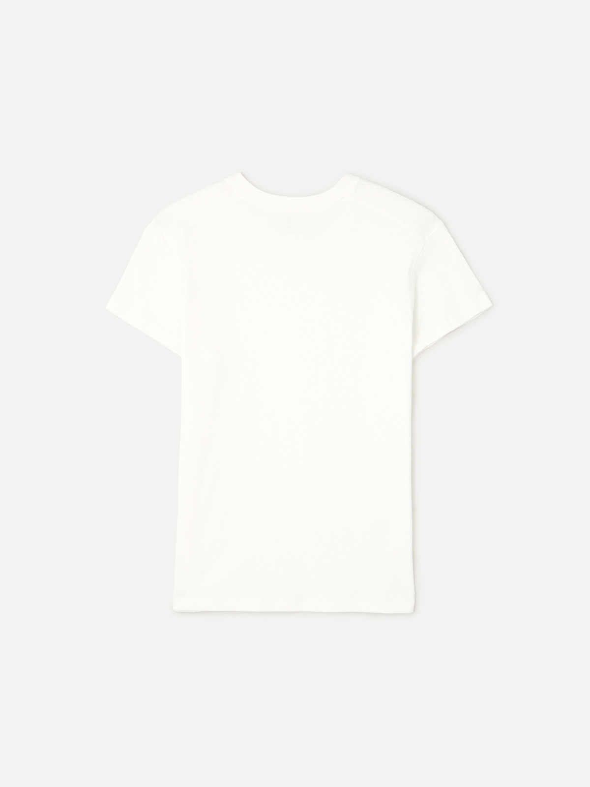 라벨아카이브(LABELARCHIVE) Troy worn yoke t-shirt white