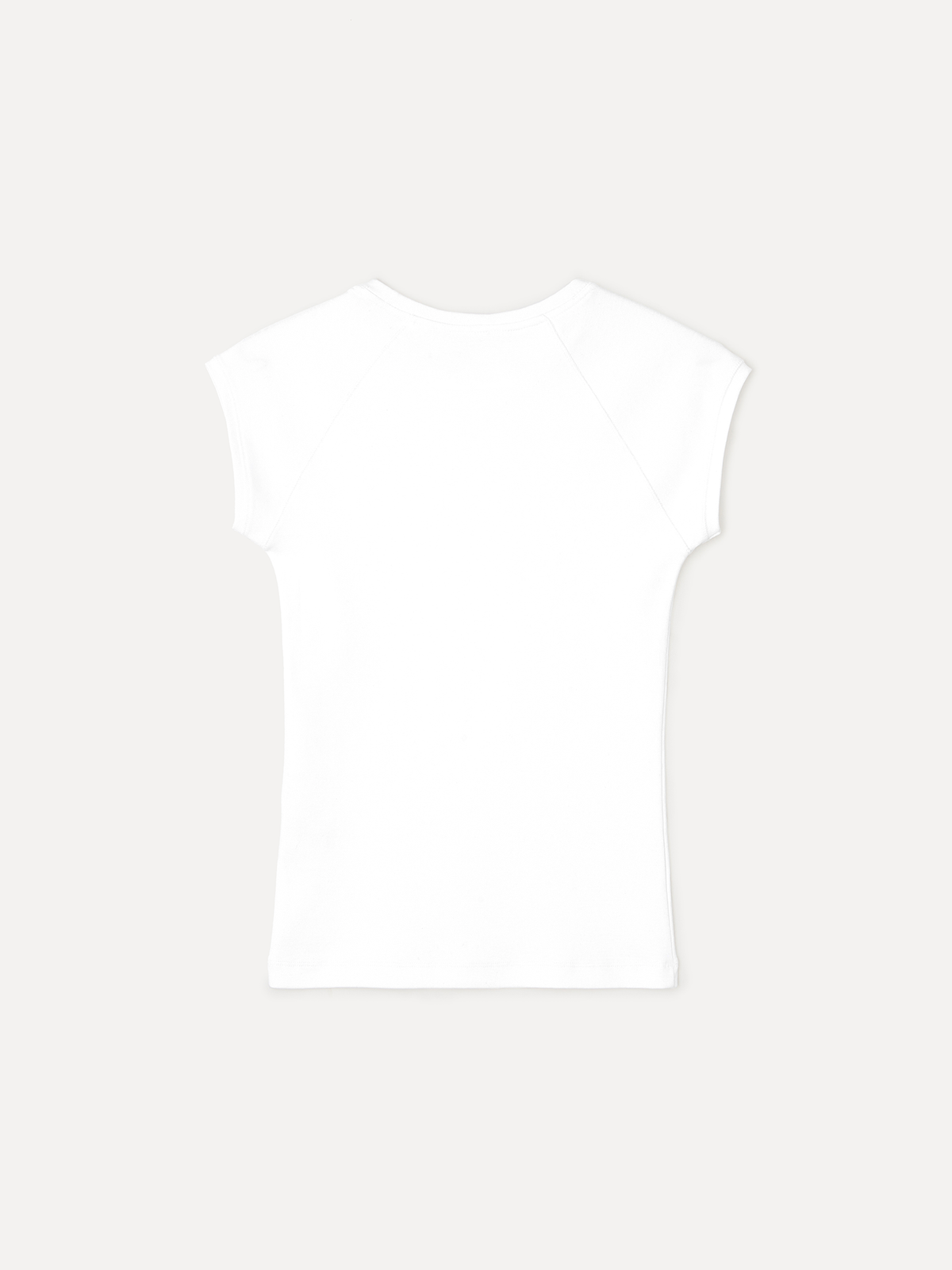 라벨아카이브(LABELARCHIVE) W Ava cap sleeve t-shirt white
