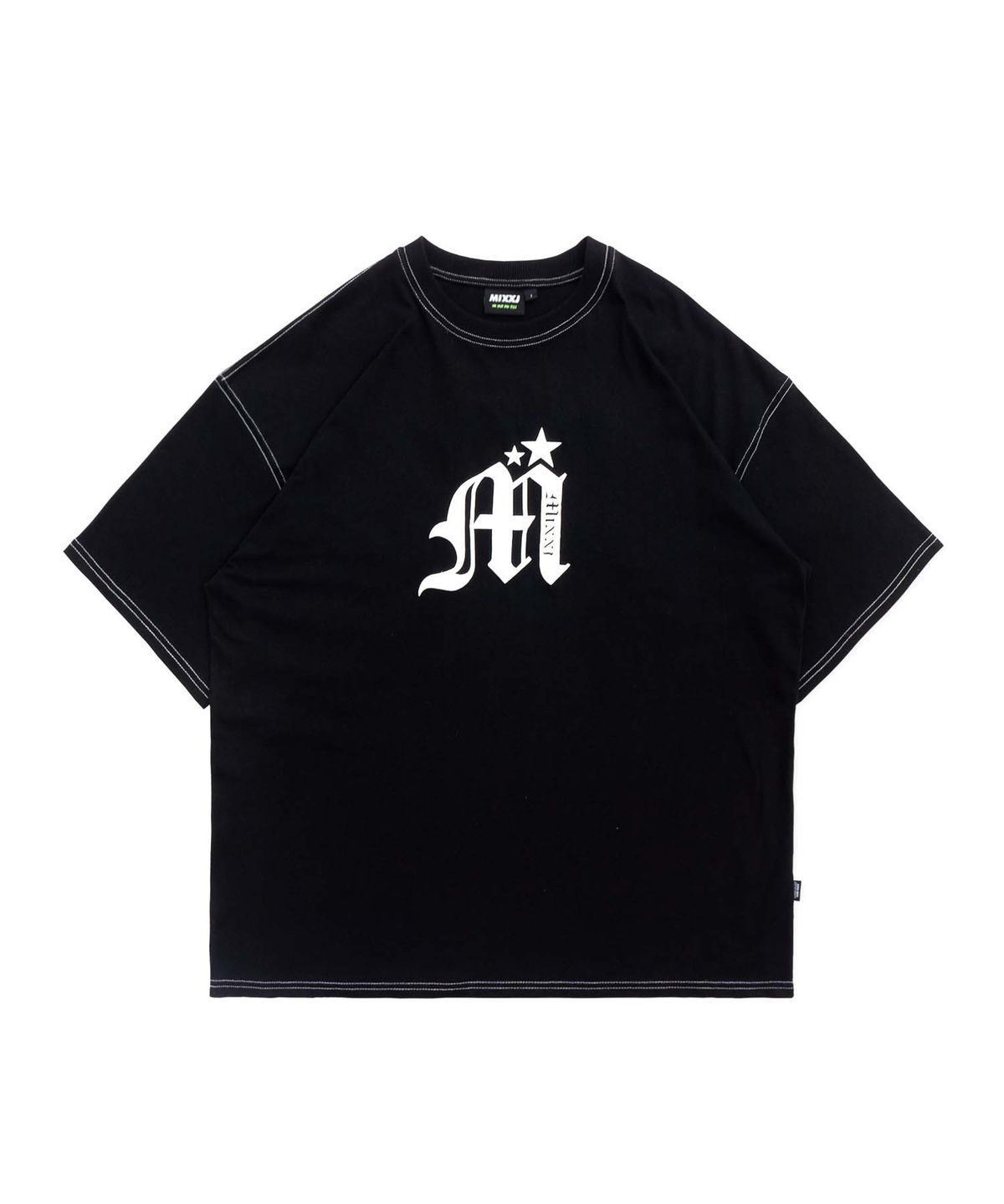 믹쓰제이(MIXXJ) STITCH STAR M TEE (BLACK)