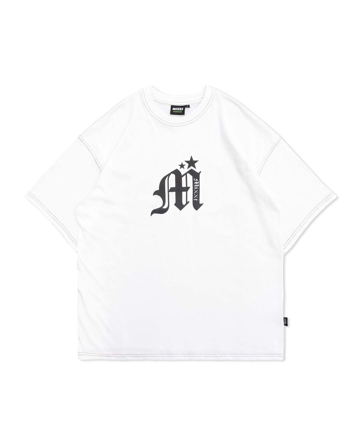 믹쓰제이(MIXXJ) STITCH STAR M TEE (WHITE)