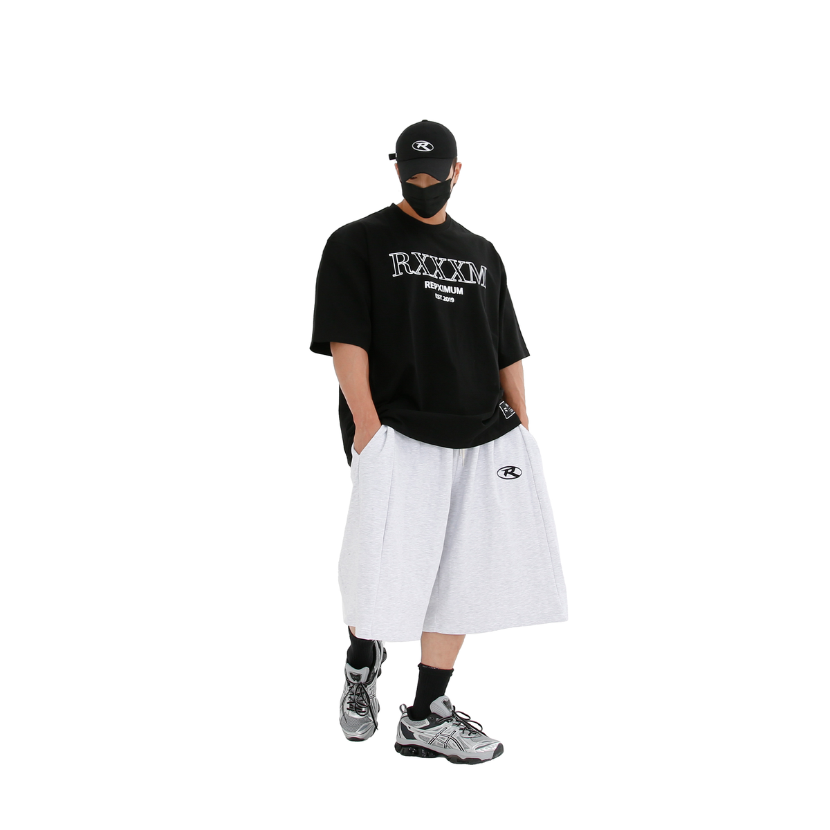 렙시멈(REPXIMUM) 복서밴딩 슈퍼 와이드 롱 버뮤다 팬츠 (3Colors)