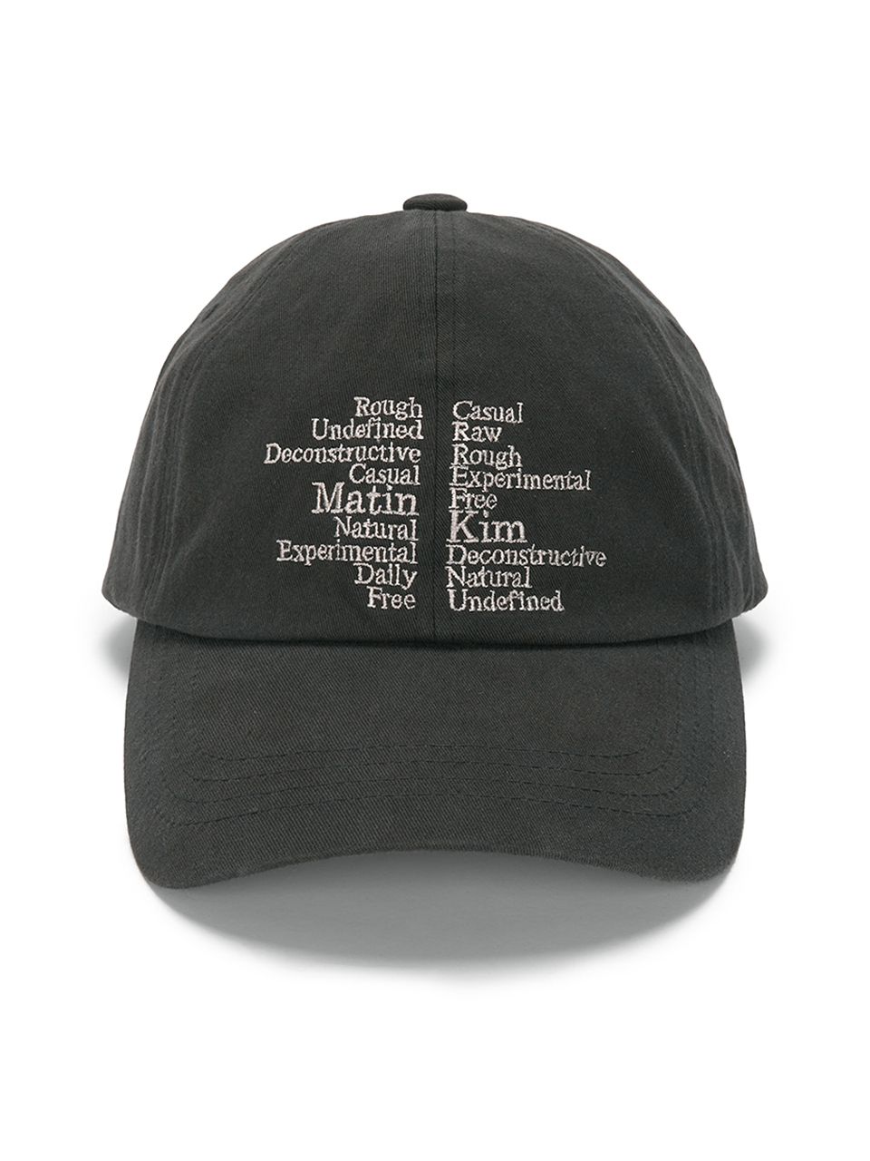 Matin Kim 新品 KEYWORD LETTERING BALL CAP 2025061614241636717226973684fa