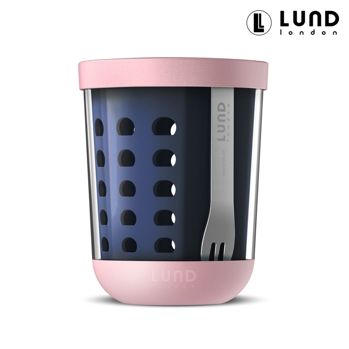 룬드런던(LUNDLONDON) 후르츠팟 휴대용 샐러드 과일 도시락통 2개 SET