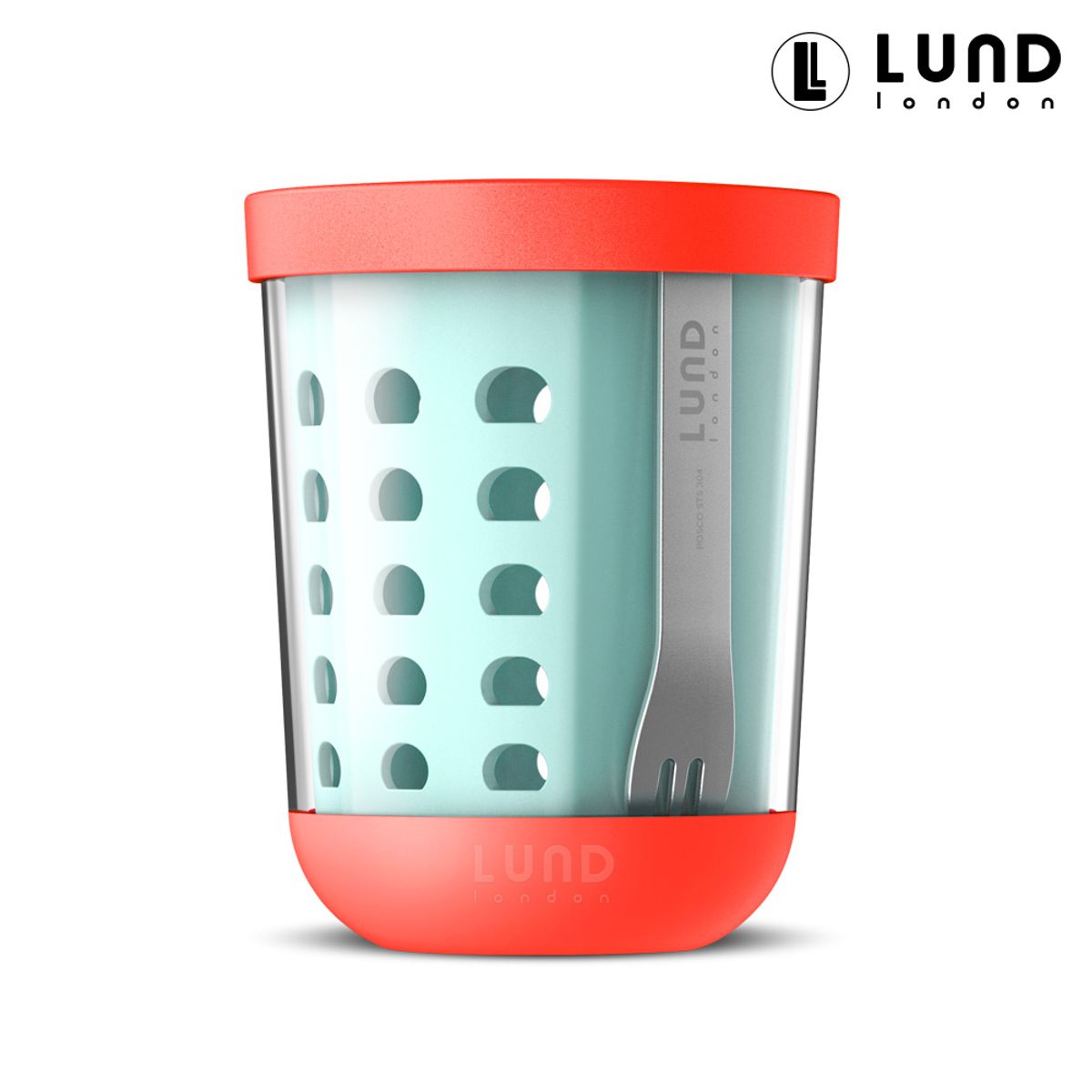 룬드런던(LUNDLONDON) 후르츠팟 휴대용 샐러드 과일 도시락통 2개 SET