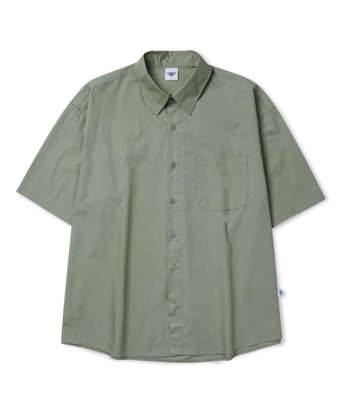 스탠즈(STENDS) [2PACK][M~4XL] 플로우 코튼 반팔 셔츠