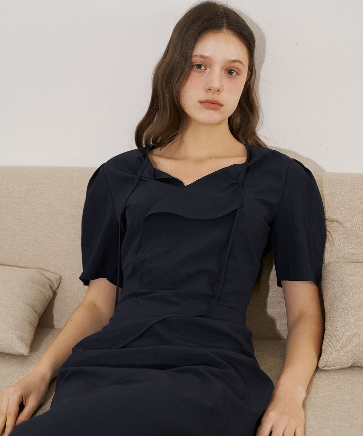 플로브(FLOVE) WRAP DRAPING DRESS (NA)