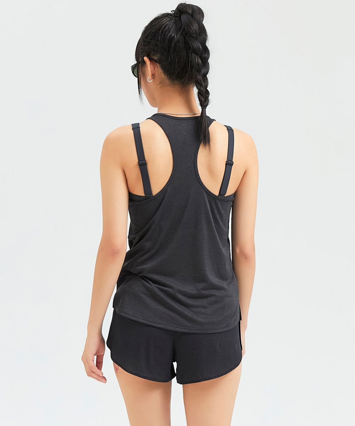 뉴발란스(NEW BALANCE) NBNGG36402 / WOMEN ATHLETIC 나시티 (BLACK)
