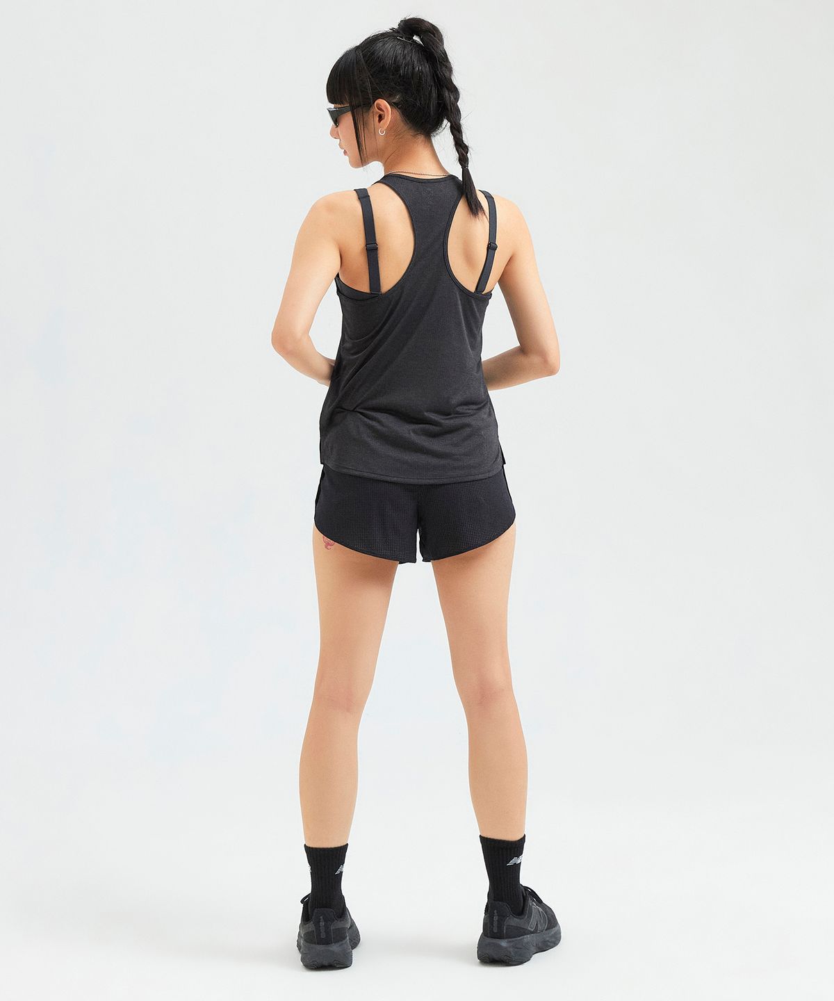 뉴발란스(NEW BALANCE) NBNGG36402 / WOMEN ATHLETIC 나시티 (BLACK)