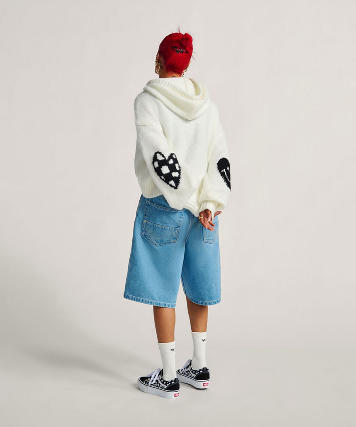 반스(VANS) 카와이 스웨터 후드 집업 - 마쉬멜로우 / VN000R52FS81