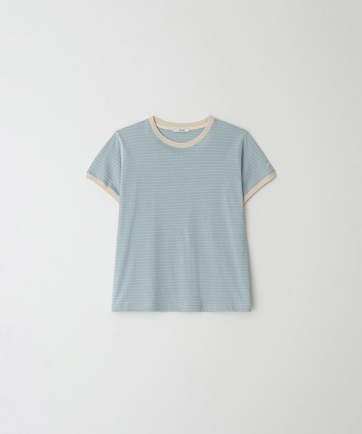 벗튼(BUT'TON) [4차]Stripe Stitch T-Shirts (Mint)