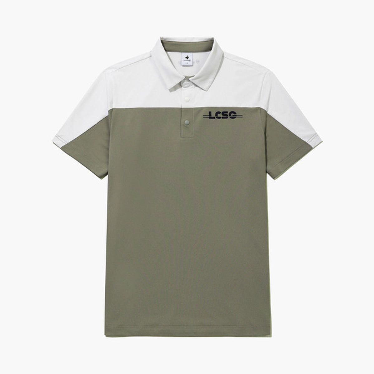르꼬끄 골프(LECOQ GOLF) 남성 컬러 블럭 티셔츠 (GQ221MTS57)
