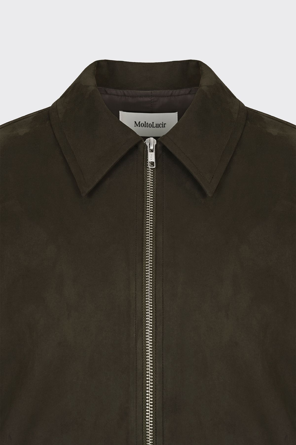 몰토루시르(MOLTOLUCIR) TFBS-S09 비건 프리미엄 점퍼 Khaki Brown
