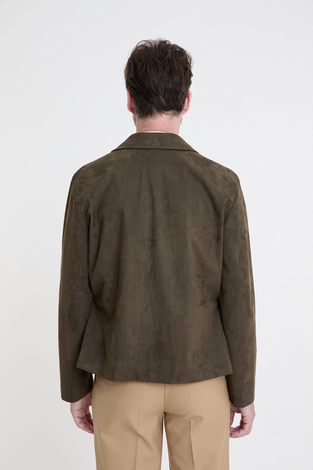 몰토루시르(MOLTOLUCIR) TFBS-S09 비건 프리미엄 점퍼 Khaki Brown