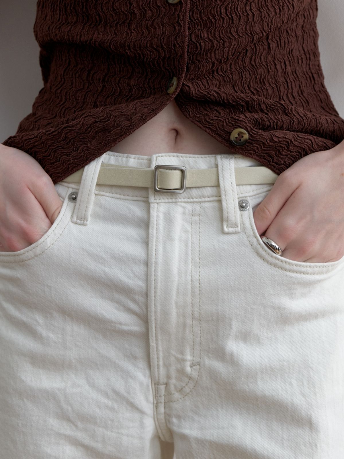 러브미몬스터(LOVE ME MONSTER) Slim Long Leather Belt_3COL (L251MBT010)