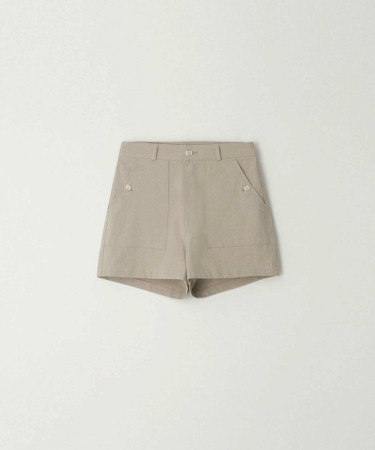 벗튼(BUT'TON) Pocket Button Shorts (Khaki)