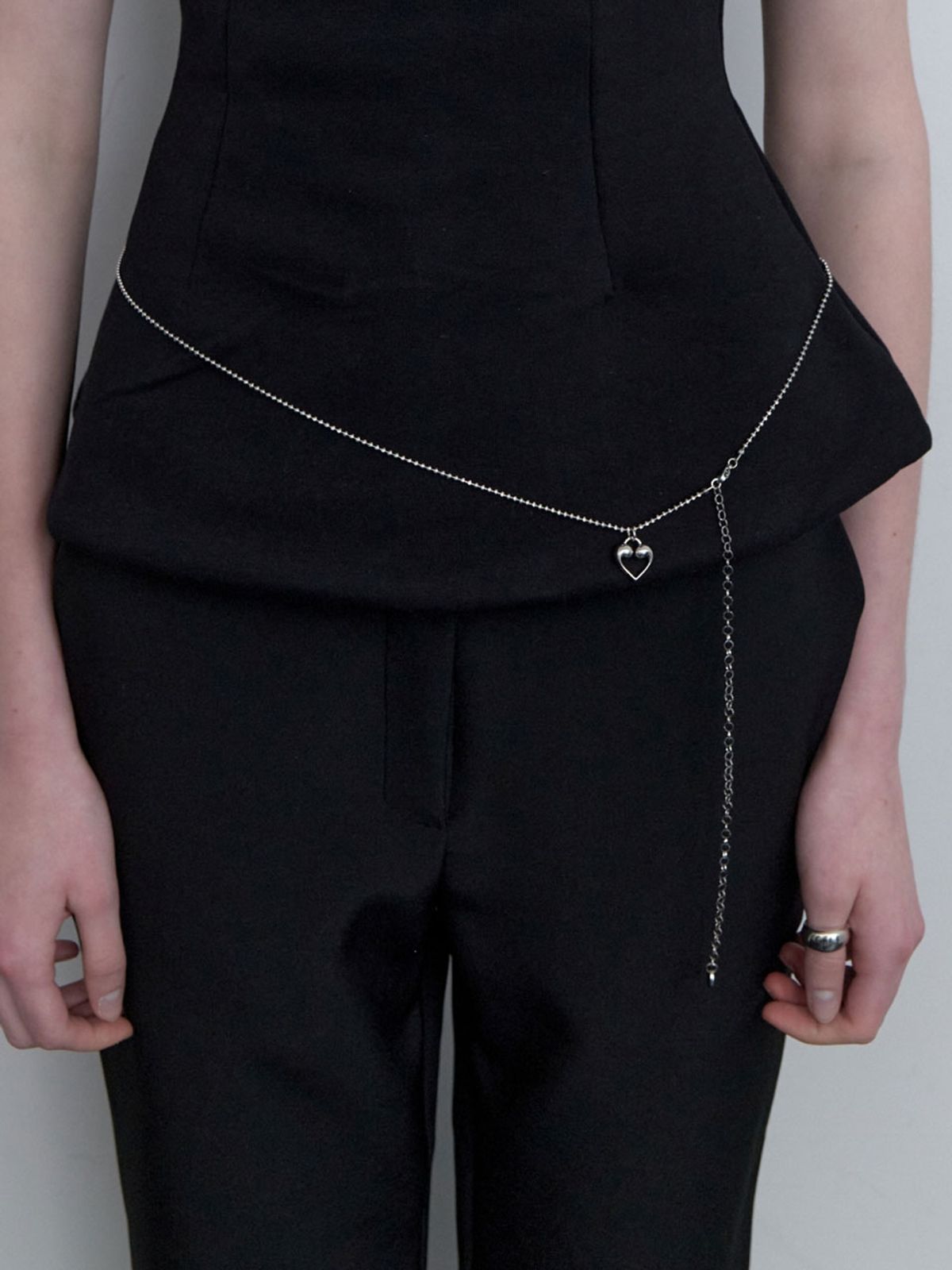 러브미몬스터(LOVE ME MONSTER) Mont Cut Ball Chain Belt (L251MBT030)