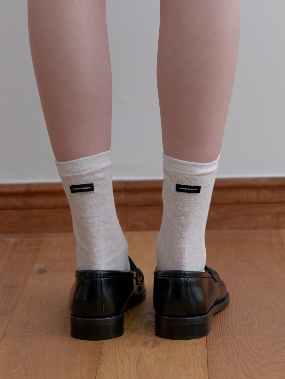 러브미몬스터(LOVE ME MONSTER) Sheeer Gauze Middle Socks_2COL (L251MSC020)
