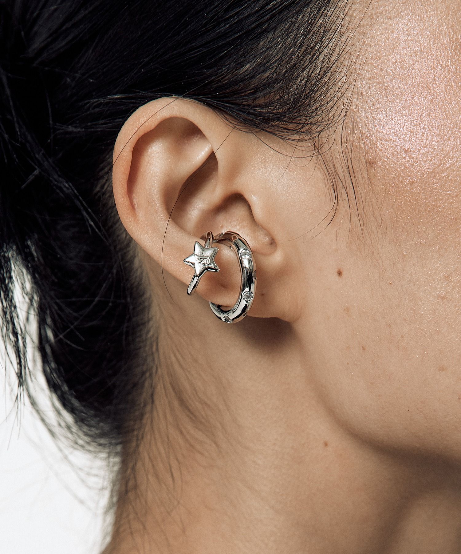【KASHIKO】Cubic Wing Ear Cuff イヤーカフ MUSINSA | KASHIKO Cubic Star Wing Ear Cuff Set