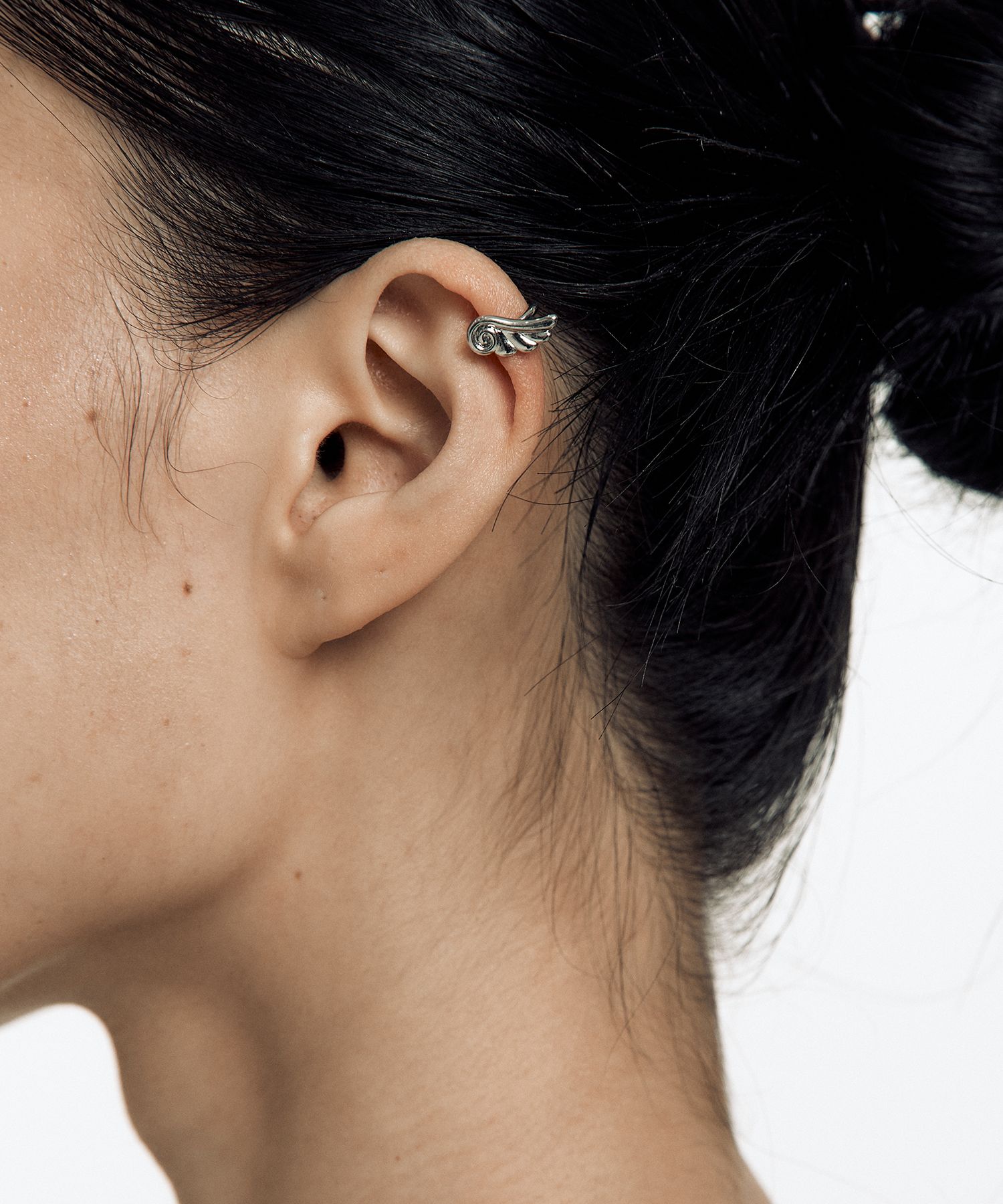 【Kashiko 25HS】Cubic Big Ribbon Ear Cuff MUSINSA | KASHIKO Cubic Star Wing Ear Cuff Set