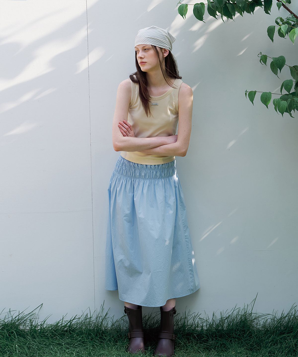 벗튼(BUT'TON) Silket Two-Way Sleeveless (Butter)