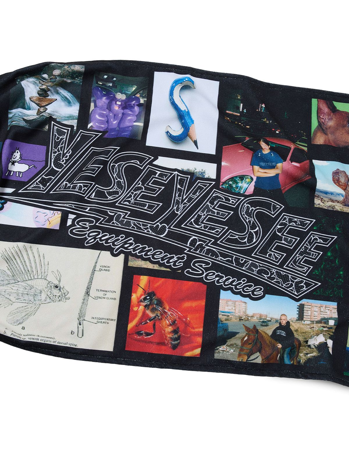예스아이씨(YESEYESEE) Y.E.S Beach Towel Black