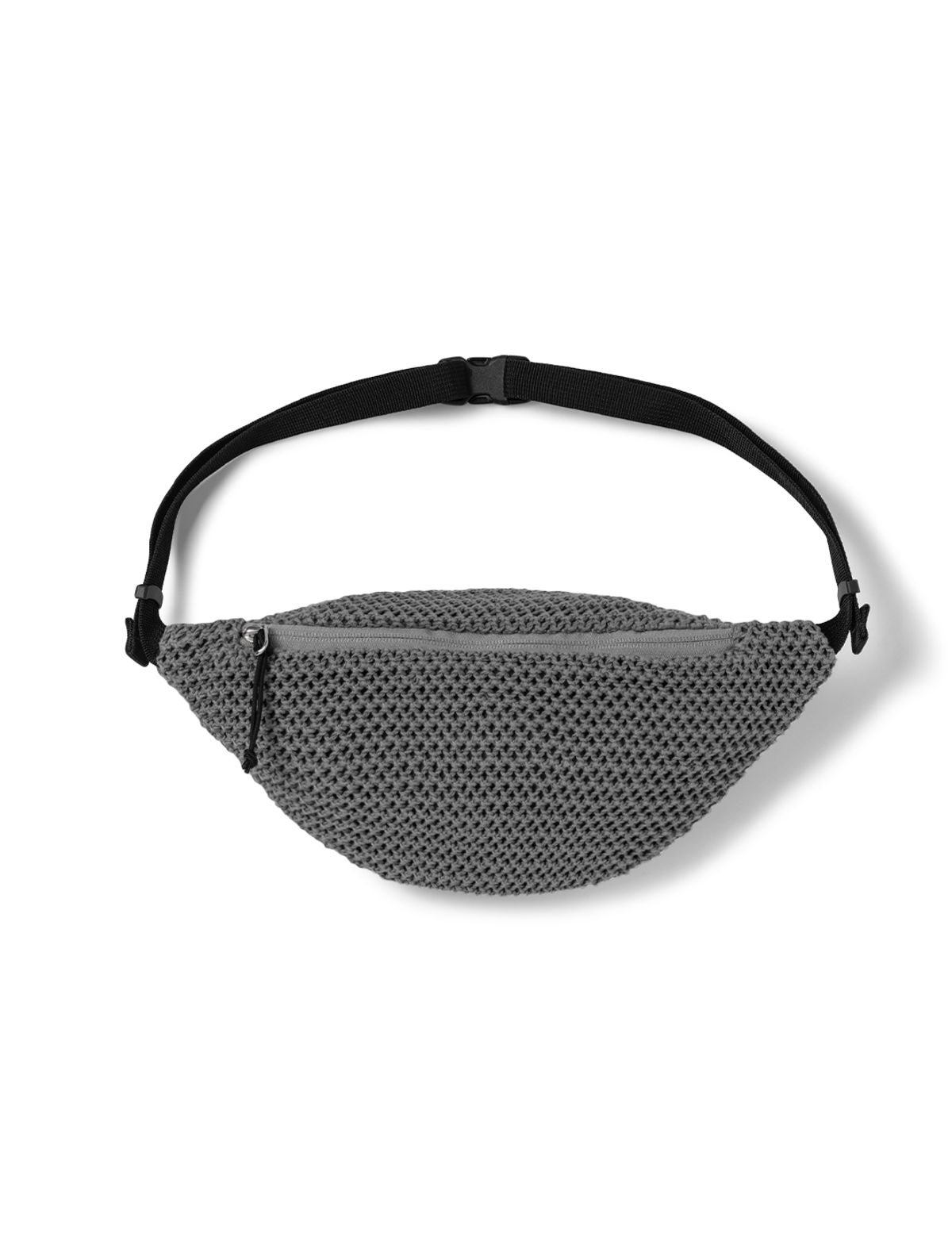 예스아이씨(YESEYESEE) Y.E.S Knitted Waist Bag Navy