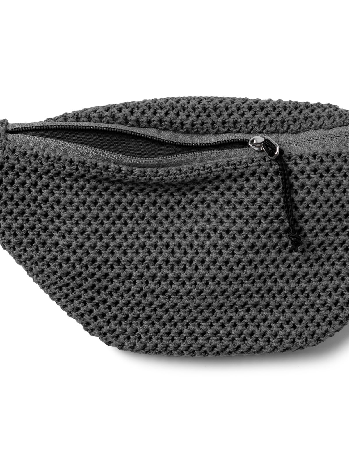 예스아이씨(YESEYESEE) Y.E.S Knitted Waist Bag Navy