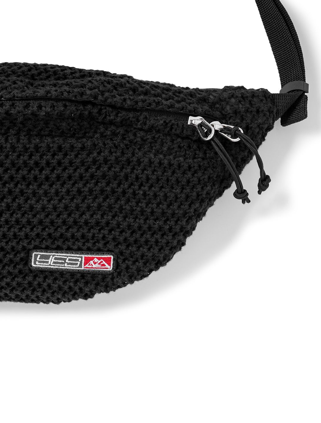 バッグ・カバンその他 YESEYESEE Y.E.S Knitted Waist Bag 5FT2180 MUSINSA | YESEYESEE Y.E.S Knitted Waist Bag Black