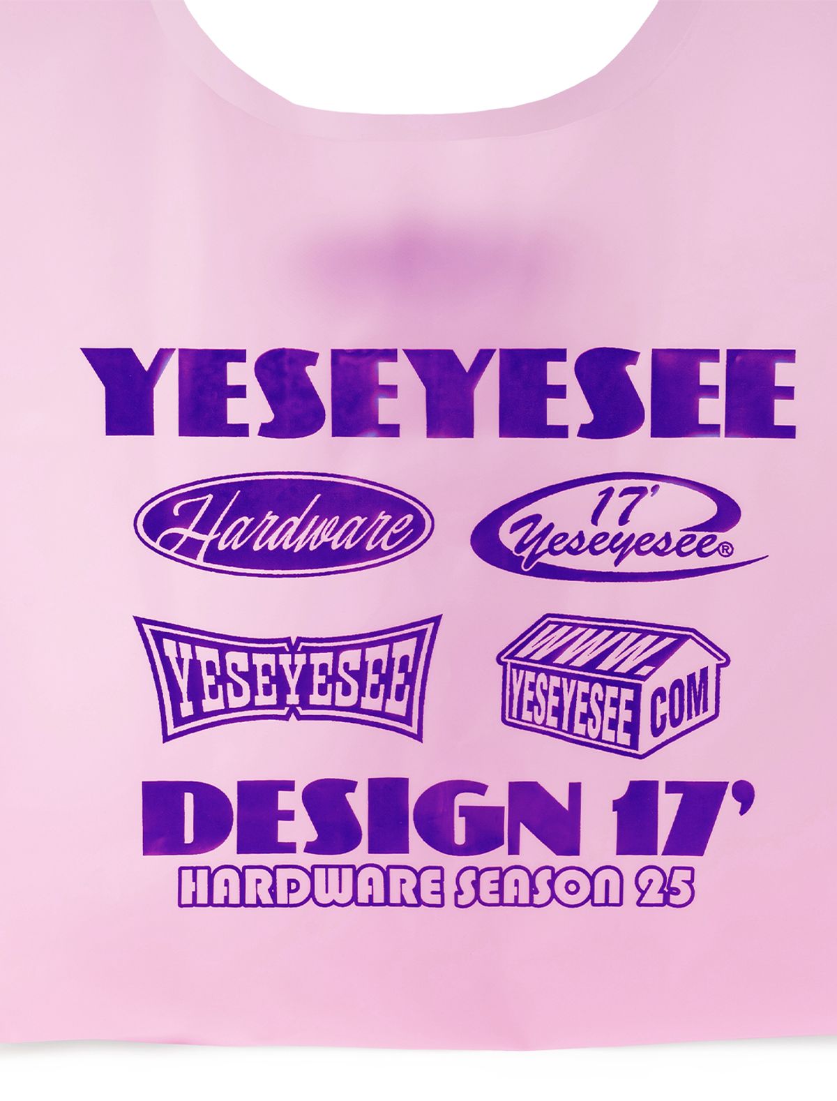예스아이씨(YESEYESEE) Y.E.S Urethane Market Bag Pink