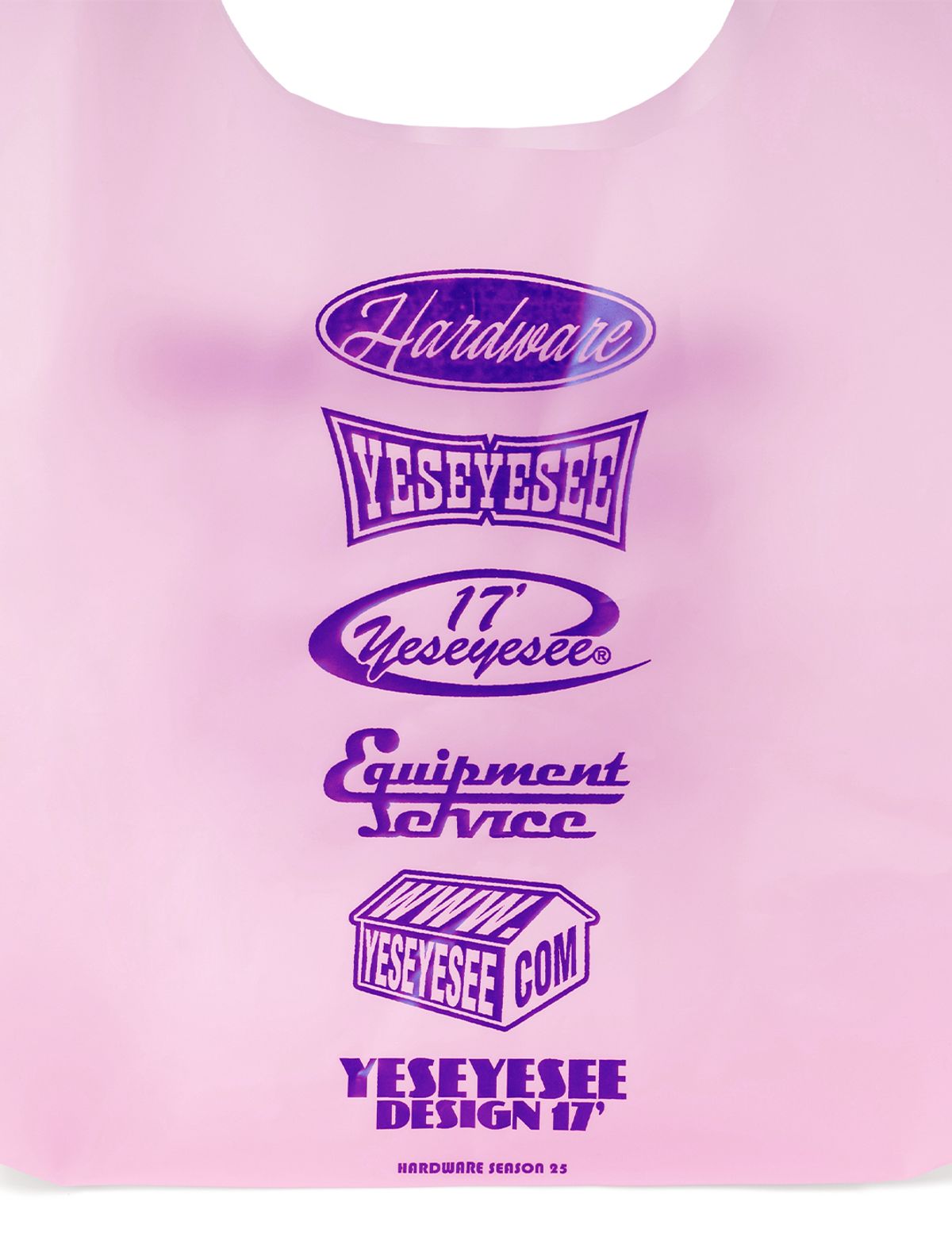 예스아이씨(YESEYESEE) Y.E.S Urethane Market Bag Pink