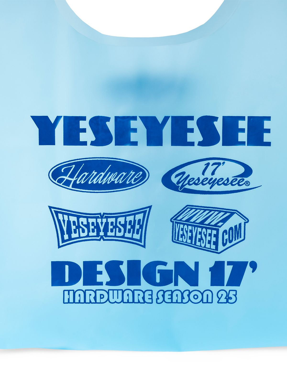 예스아이씨(YESEYESEE) Y.E.S Urethane Market Bag Blue