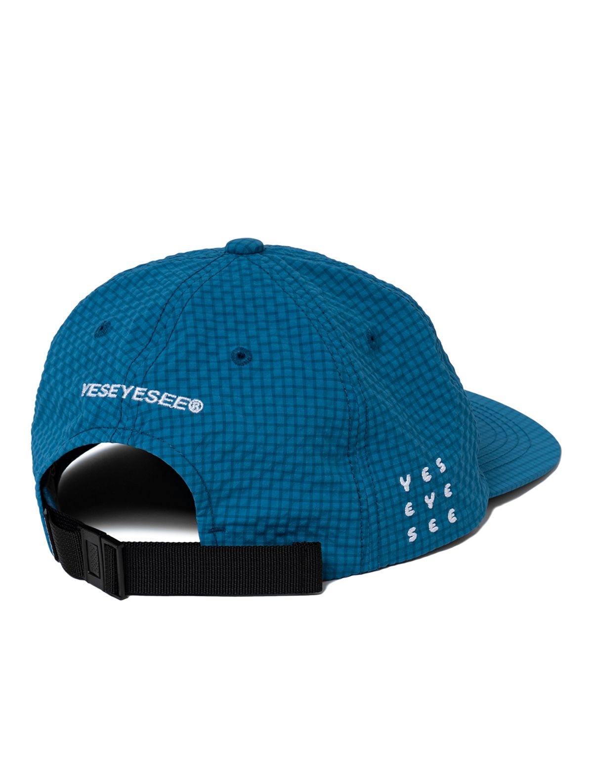 예스아이씨(YESEYESEE) Check Seersucker Cap Blue