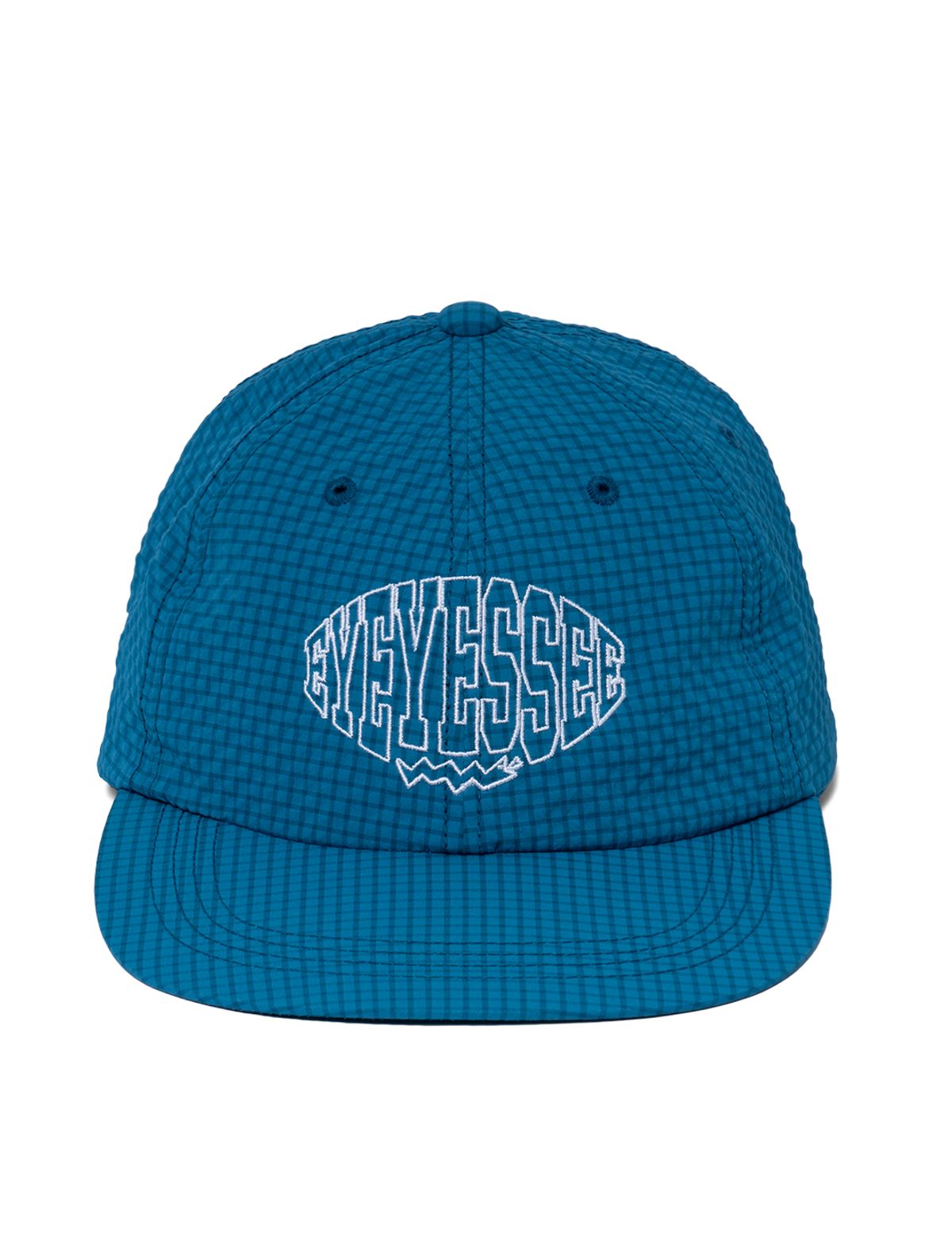 예스아이씨(YESEYESEE) Check Seersucker Cap Blue