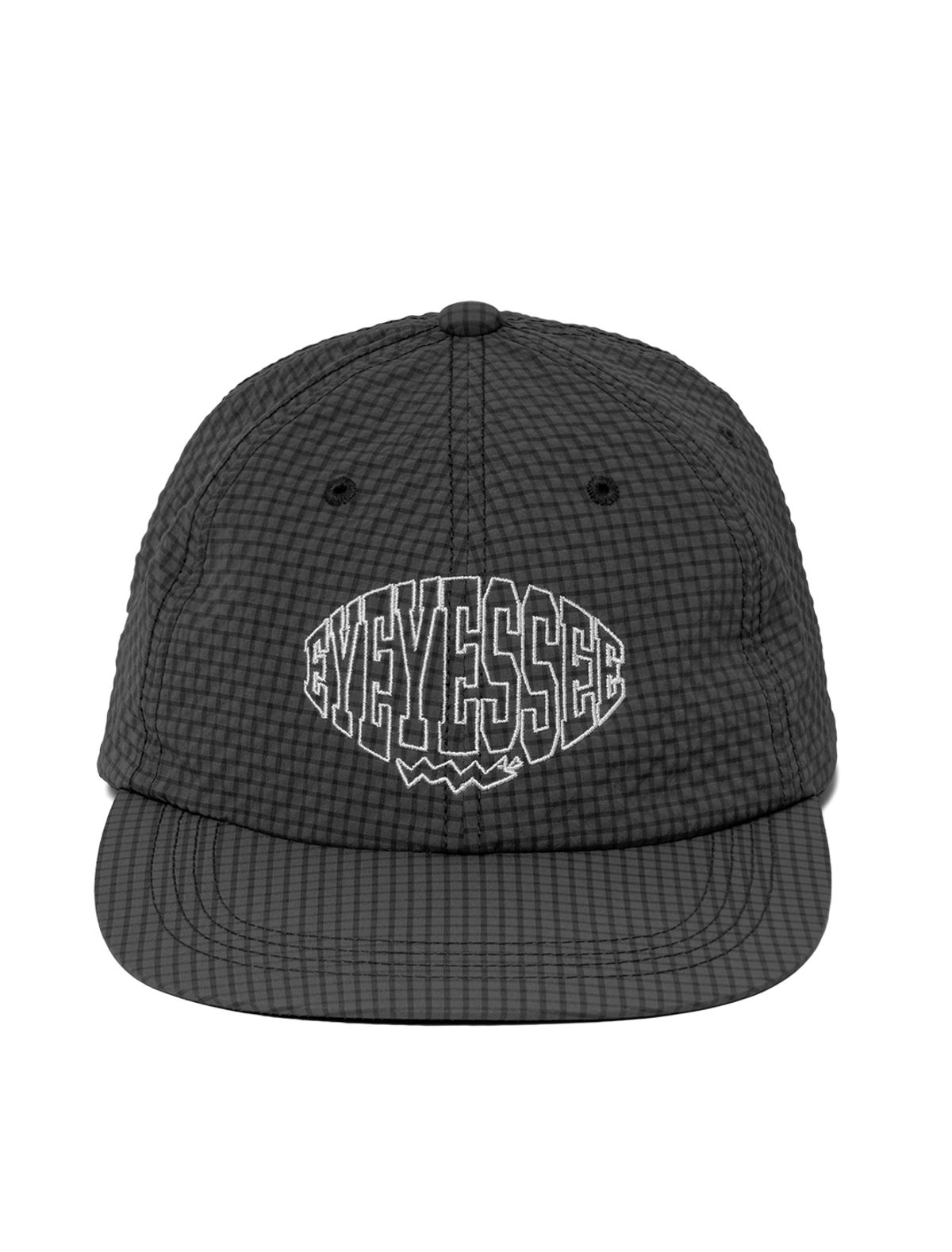 예스아이씨(YESEYESEE) Check Seersucker Cap Charcoal