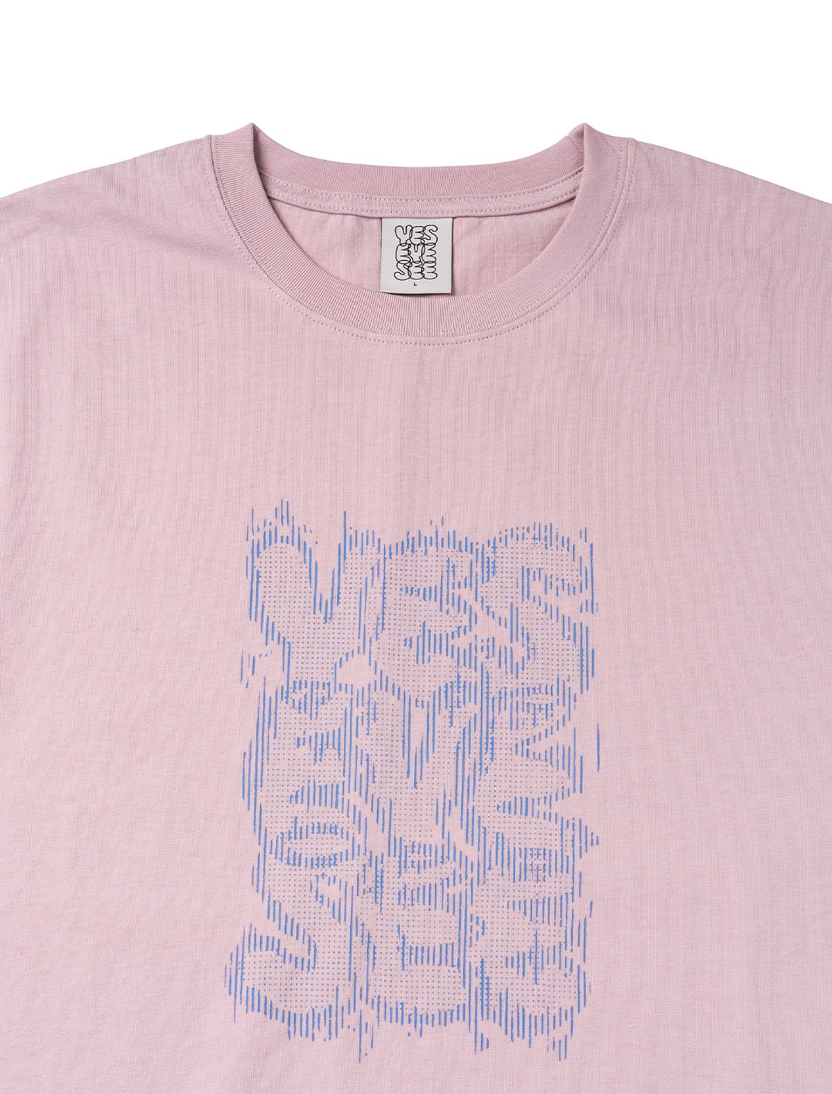 예스아이씨(YESEYESEE) C-Logo Dot Tee Light Pink