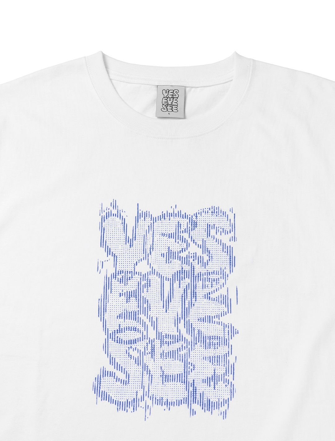 MUSINSA | YESEYESEE C-Logo Dot Tee White