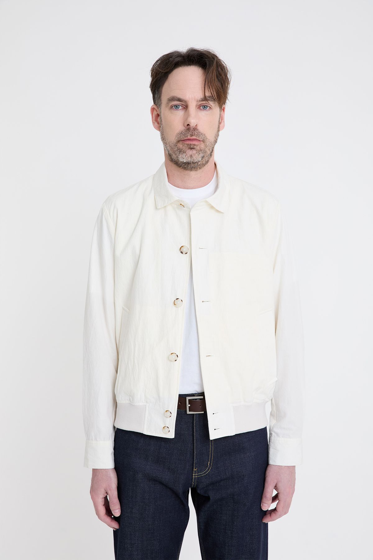 몰토루시르(MOLTOLUCIR) TFBS-S05 햄프 점퍼 Off White