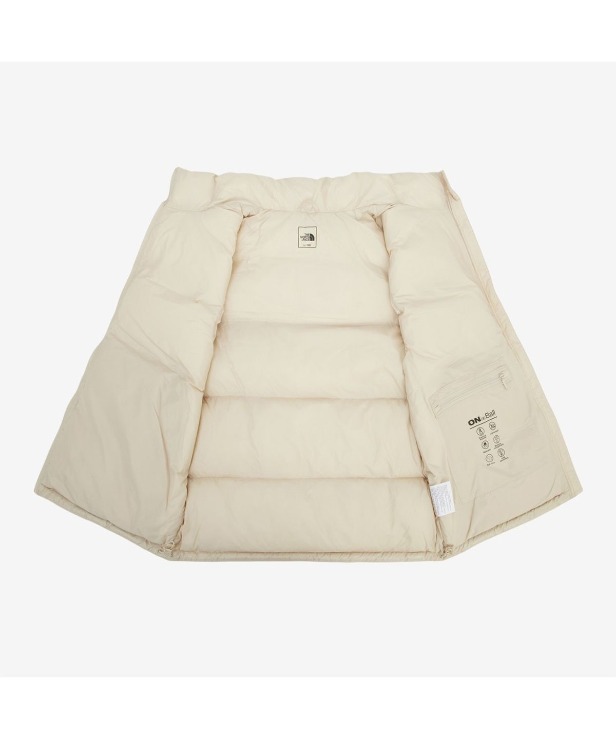노스페이스(THE NORTH FACE) NV3NR50C 눕시 온볼 베스트 CREAM BEIGE