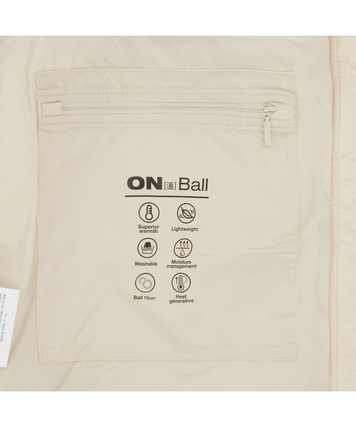 노스페이스(THE NORTH FACE) NV3NR50C 눕시 온볼 베스트 CREAM BEIGE