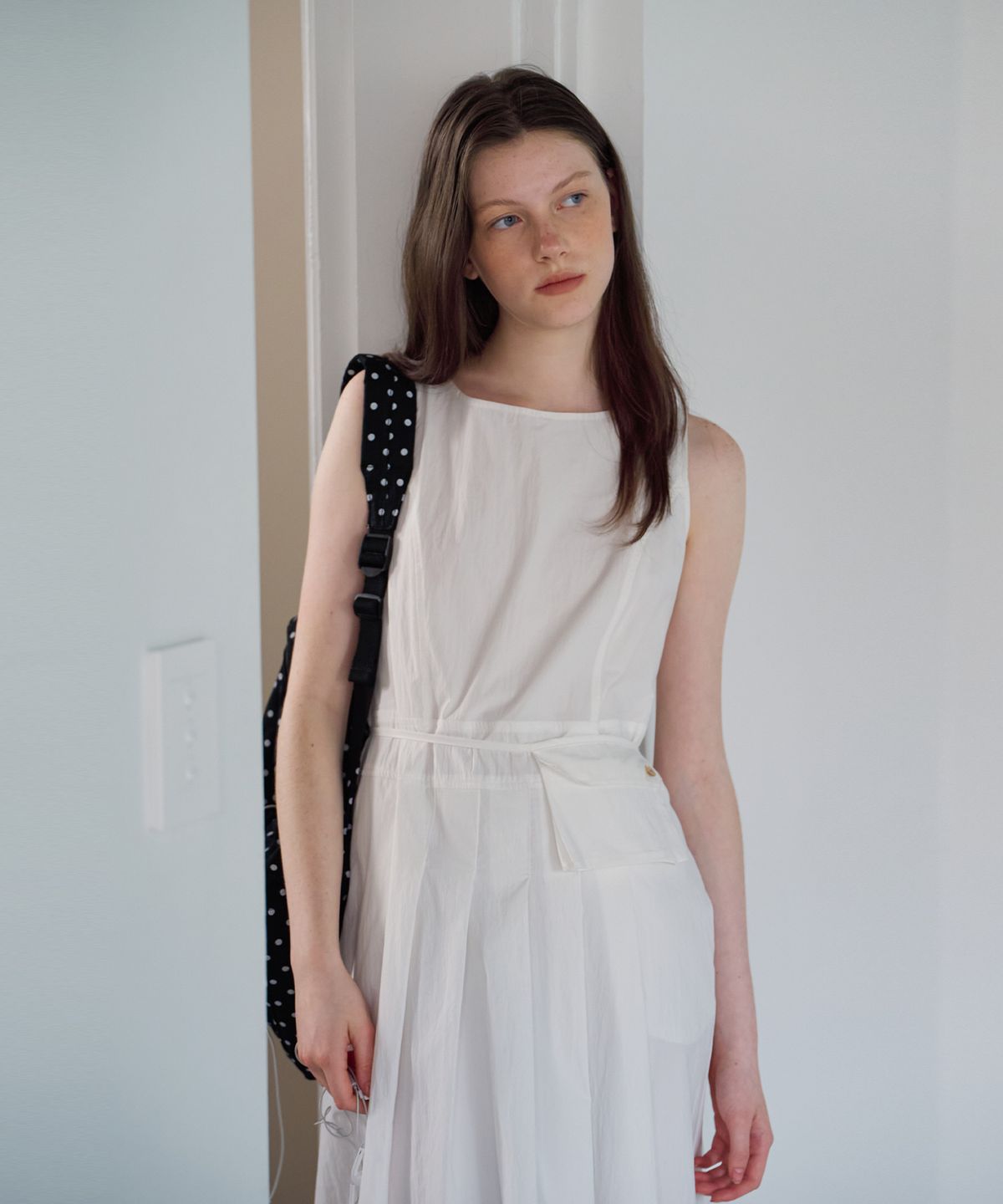 벗튼(BUT'TON) Belt Pouch Set Long Onepiece (Ivory)