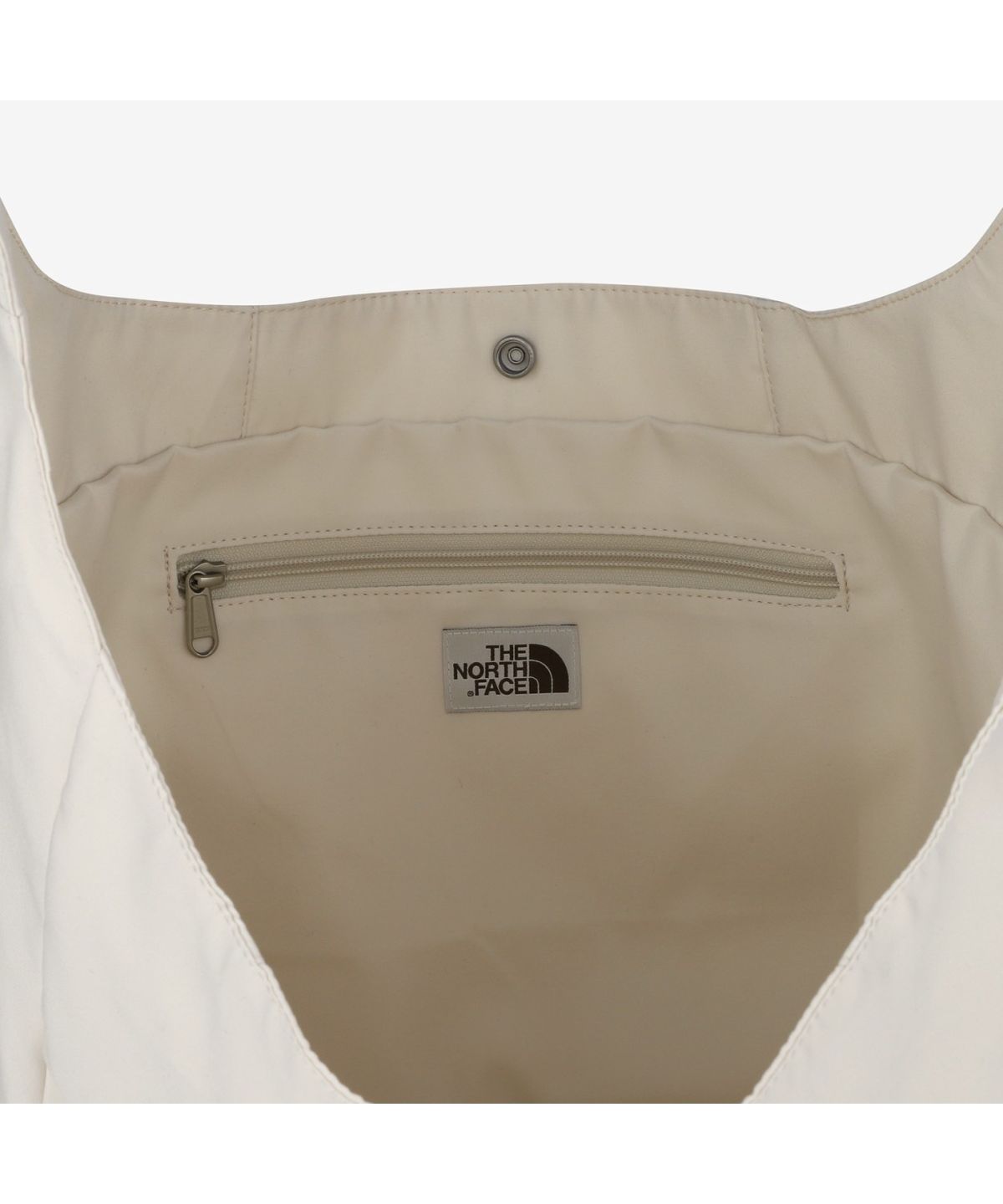 노스페이스(THE NORTH FACE) NN2PR21K 빅 로고 숄더 백 CREAM