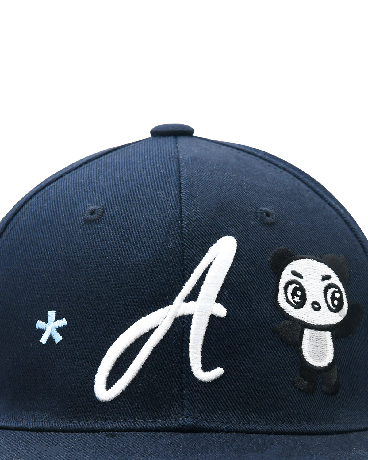 더뮤지엄비지터(THEMUSEUMVISITOR) PANDA EMBROIDERY CAP (NAVY)