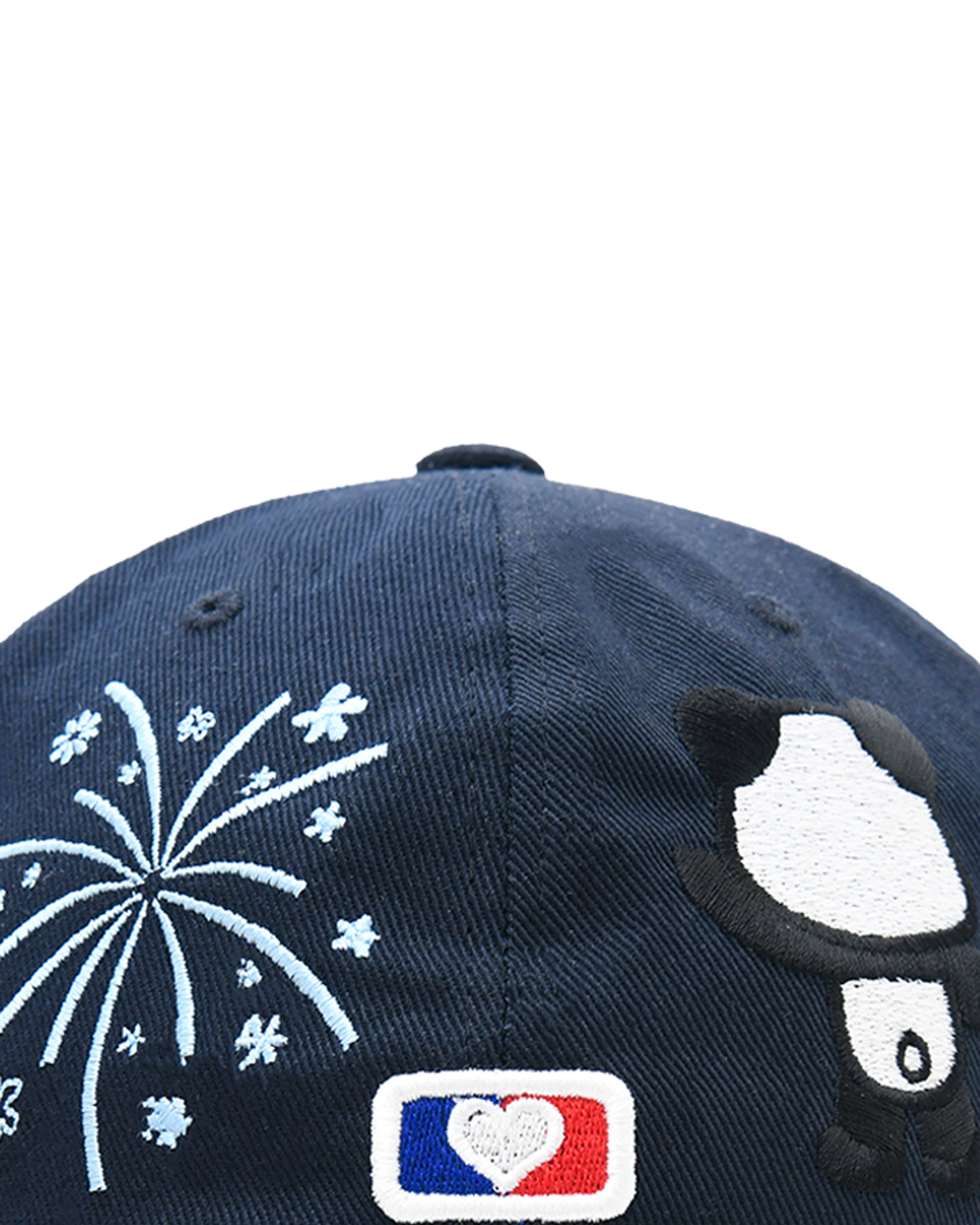 더뮤지엄비지터(THEMUSEUMVISITOR) PANDA EMBROIDERY CAP (NAVY)