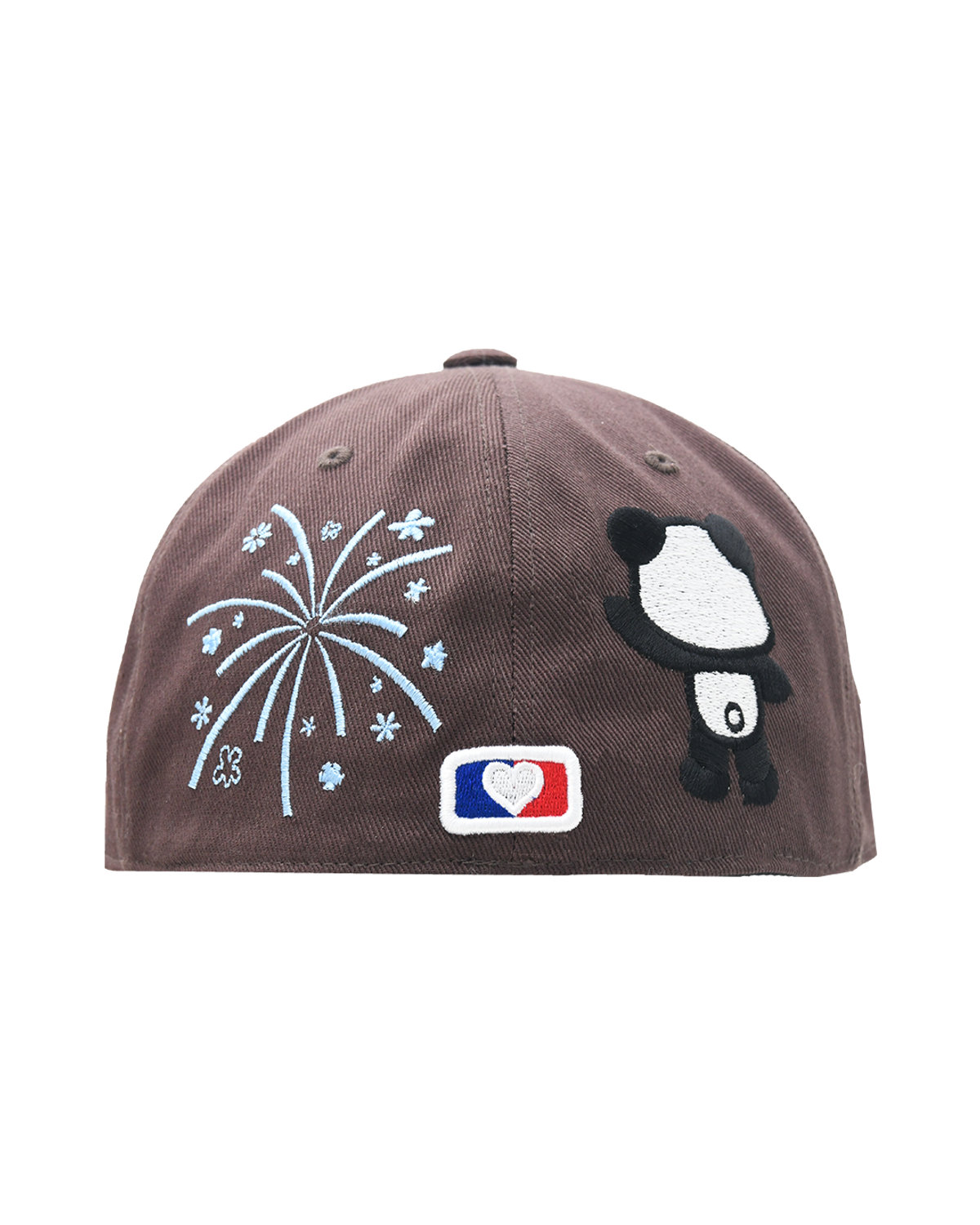 더뮤지엄비지터(THEMUSEUMVISITOR) PANDA EMBROIDERY CAP (BROWN)