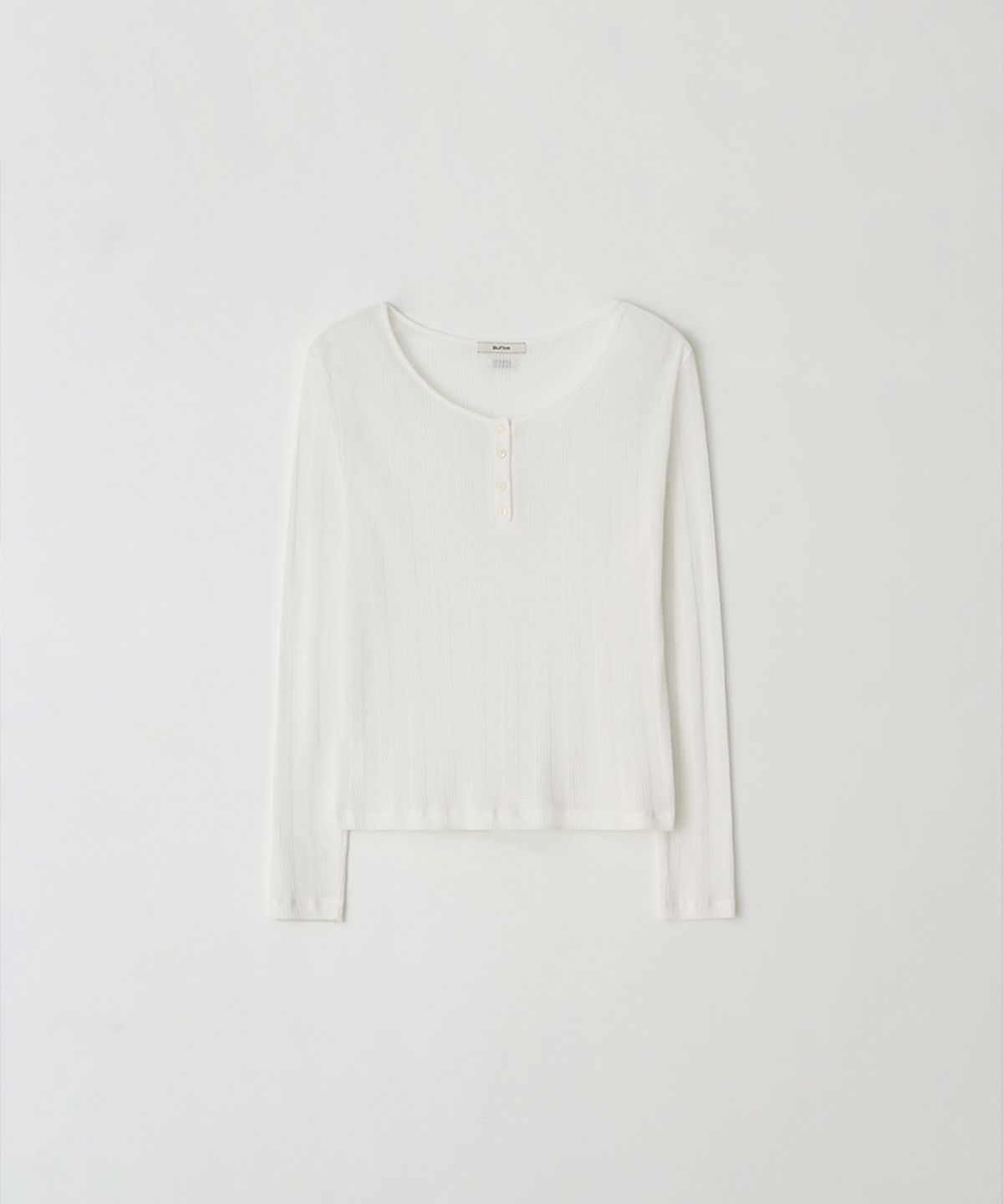 벗튼(BUT'TON) Neutral Button t-Shirt (Ivory)