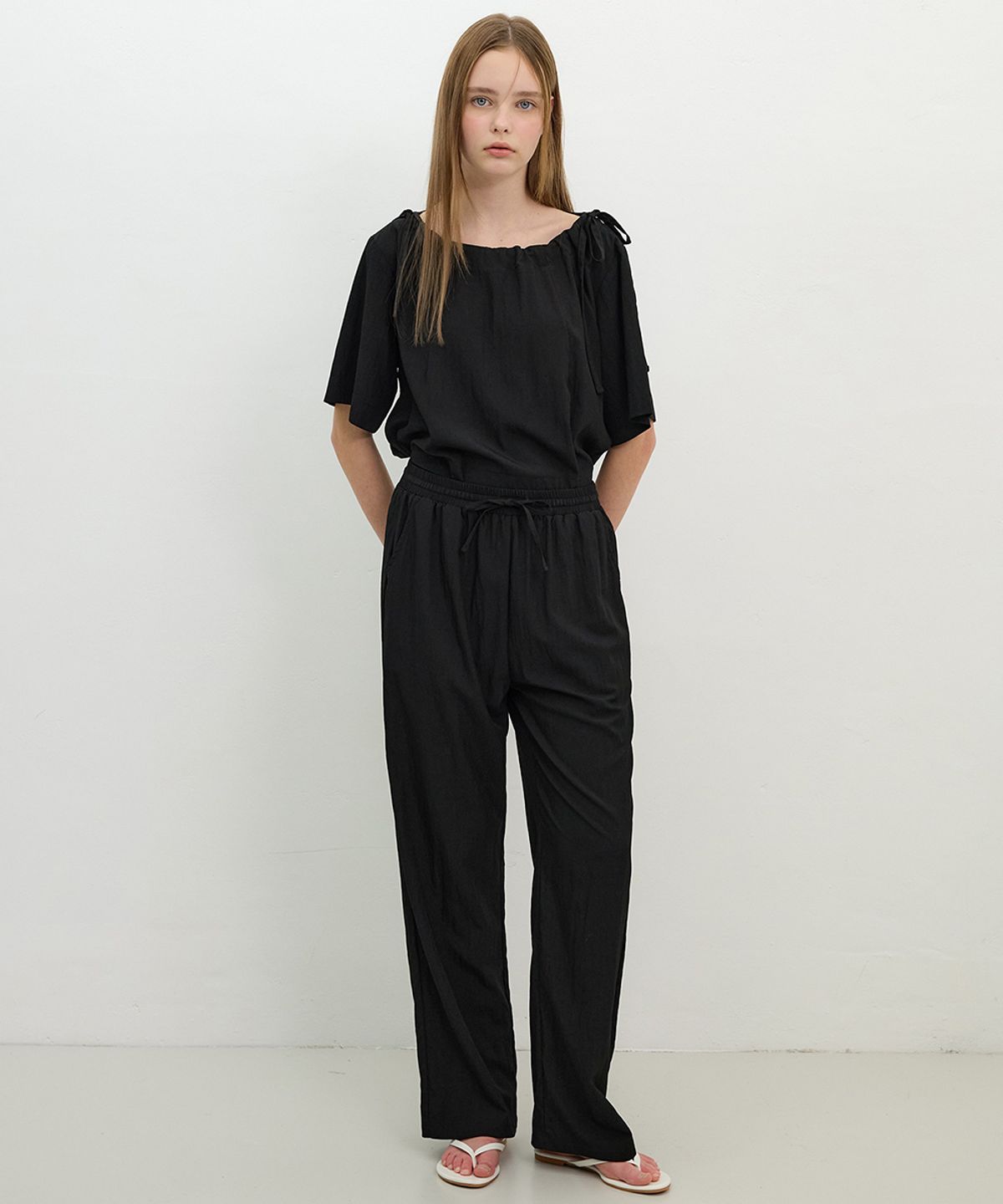 올리브 데 올리브(OLIVE DES OLIVE) 밴딩 썸머 팬츠 OH5XL5930