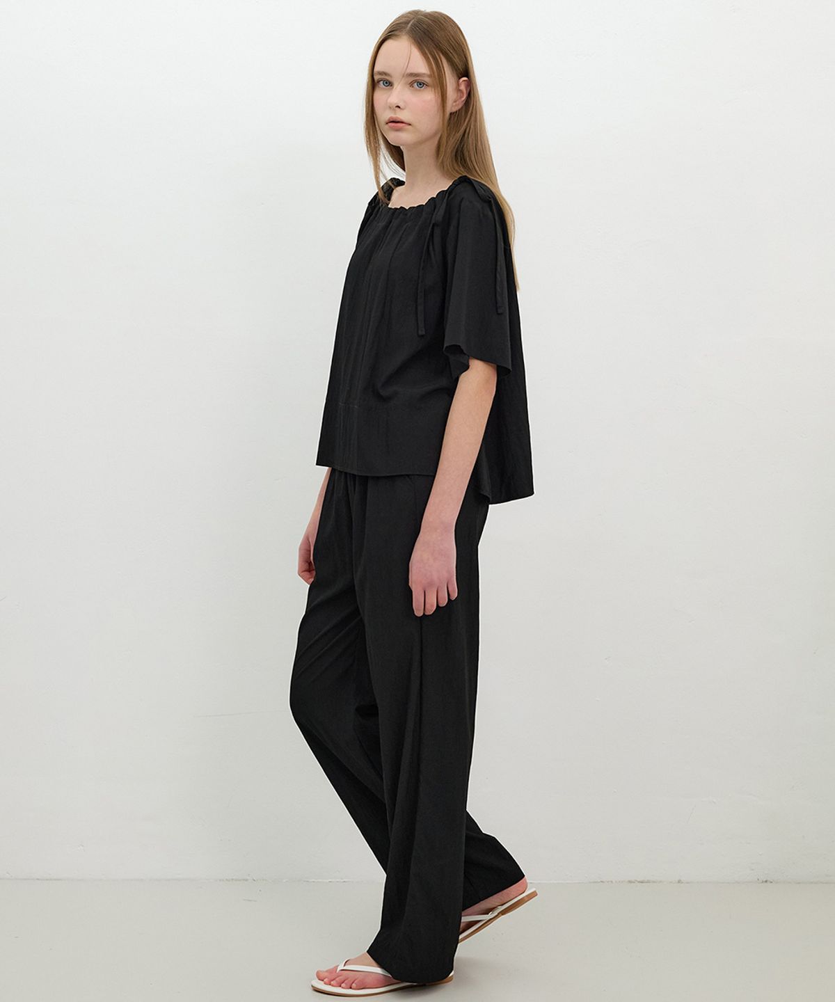 올리브 데 올리브(OLIVE DES OLIVE) 밴딩 썸머 팬츠 OH5XL5930
